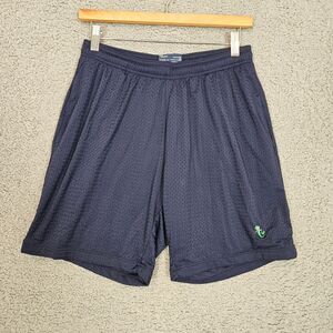 Men's Athletic Mesh Shorts - Navy Blue